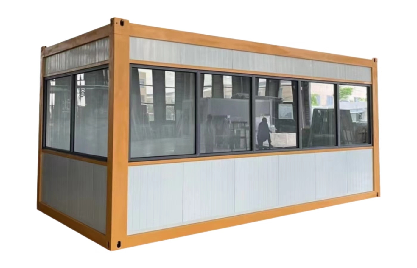 40 pieds de luxe élevé ont adapté les besoins du client au grand espace de Chambre de double couche de Chambre de conteneur fixe de 40 pieds 40 pieds de luxe élevé ont adapté les besoins du client au grand espace de Chambre de double couche de Chambre de conteneur fixe de 40 pieds