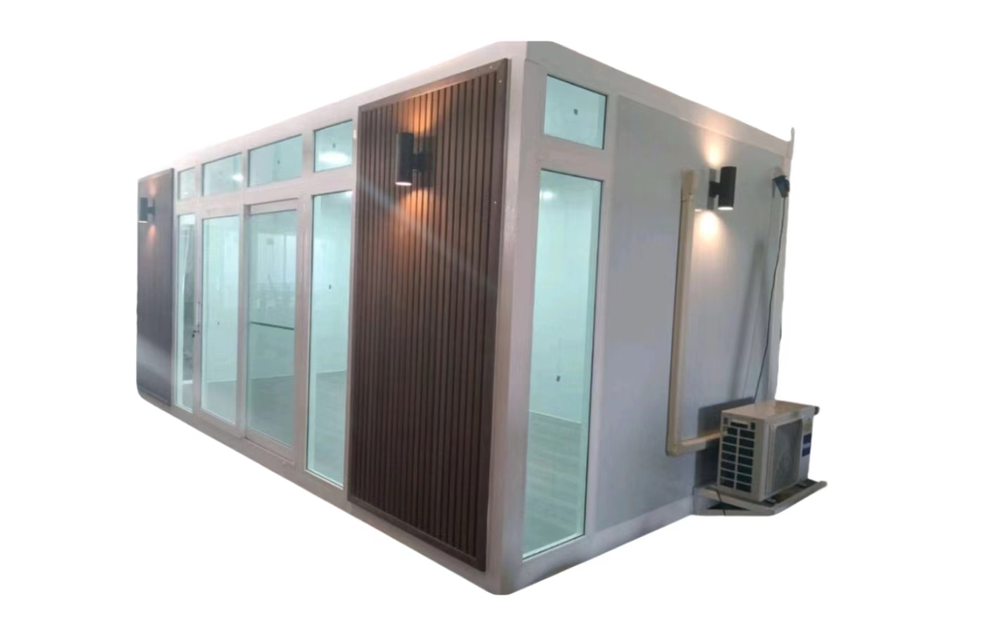 40 pieds de luxe élevé ont adapté les besoins du client au grand espace de Chambre de double couche de Chambre de conteneur fixe de 40 pieds 40 pieds de luxe élevé ont adapté les besoins du client au grand espace de Chambre de double couche de Chambre de conteneur fixe de 40 pieds